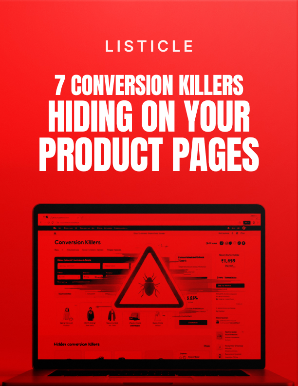E-commerce Conversion Rate Optimization Listicle